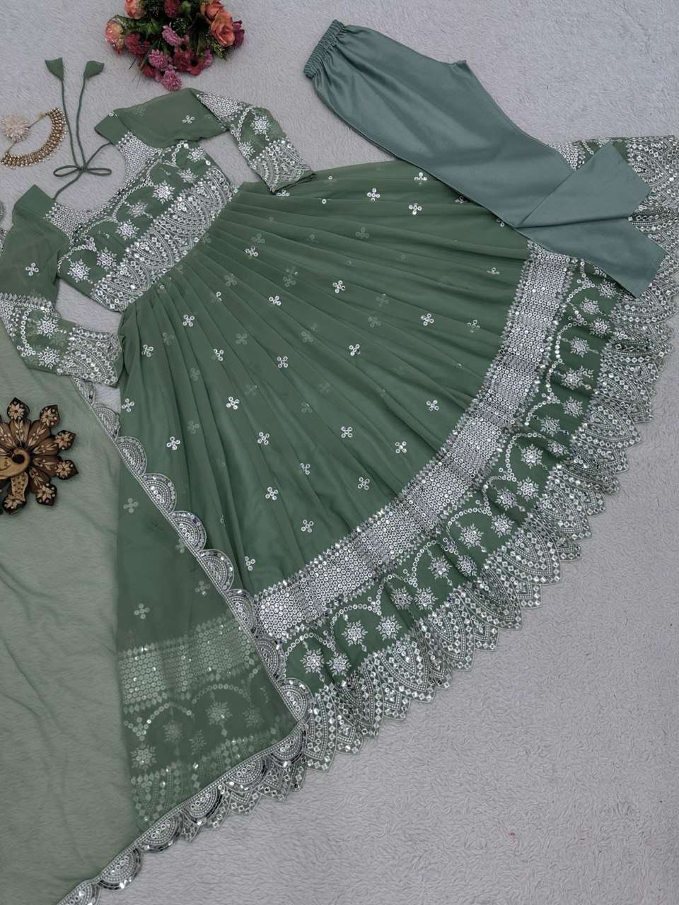 KD 1394 ANARKALI KURTI