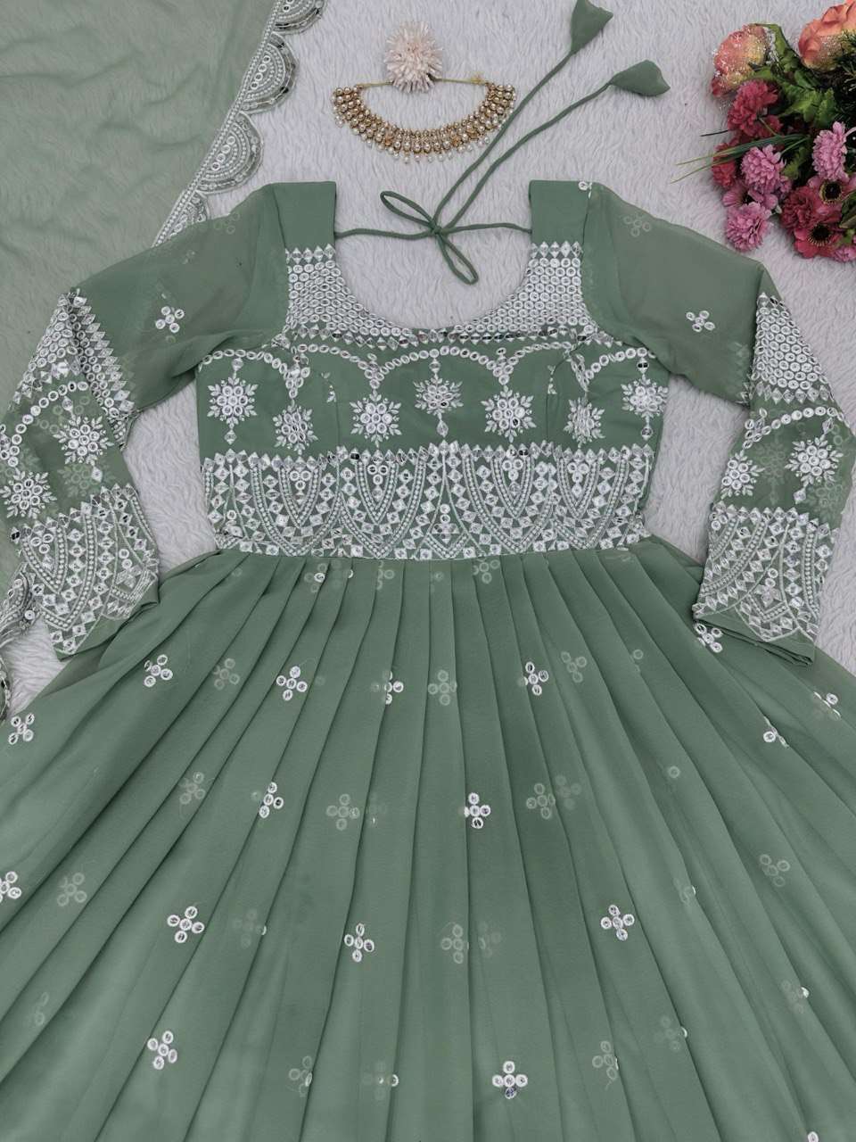 KD 1394 ANARKALI KURTI