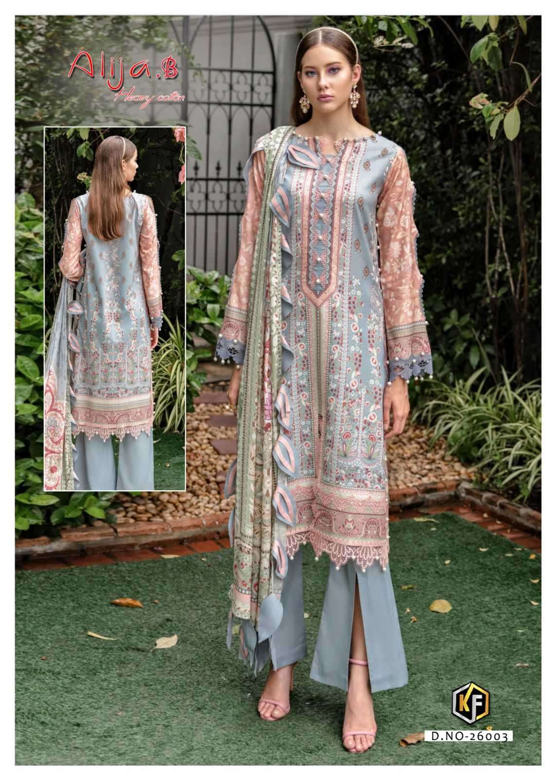 KEVAL FAB ALIJA B VOL 26 COTTON SUIT