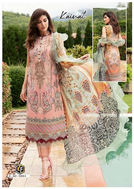KEVAL FAB KAINAT LUXURY LAWN COLLECTION VOL 9 READY MADE SUIT