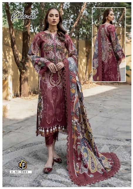 KEVAL FAB KAINAT LUXURY LAWN COLLECTION VOL 9 READY MADE SUIT