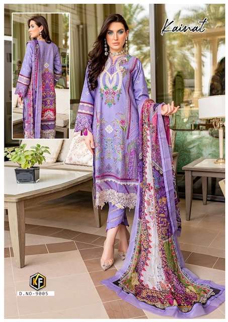 KEVAL FAB KAINAT LUXURY LAWN COLLECTION VOL 9 READY MADE SUIT