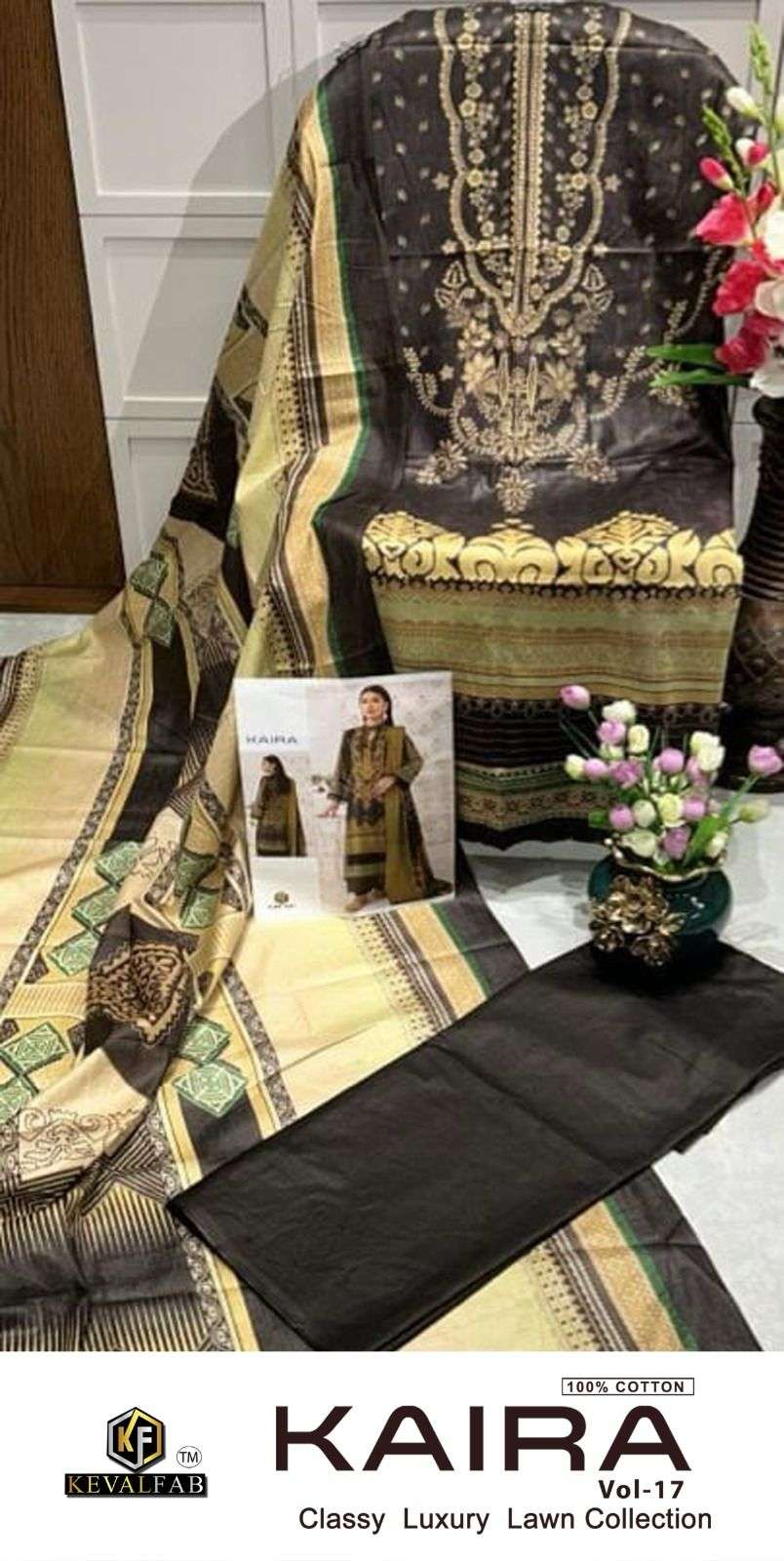  KEVAL FAB KAIRA VOL 17 COTTON PRINT SUITS