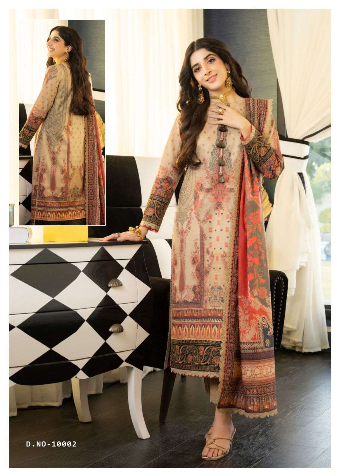KEVAL FAB ZARA ALI FIRDOUS VOL 14 COTTON SALWAR KAMEEZ 