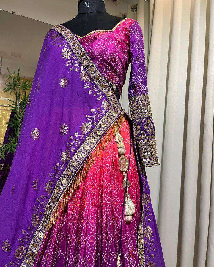 KF 1613 PINK LEHENGA CHOLI 