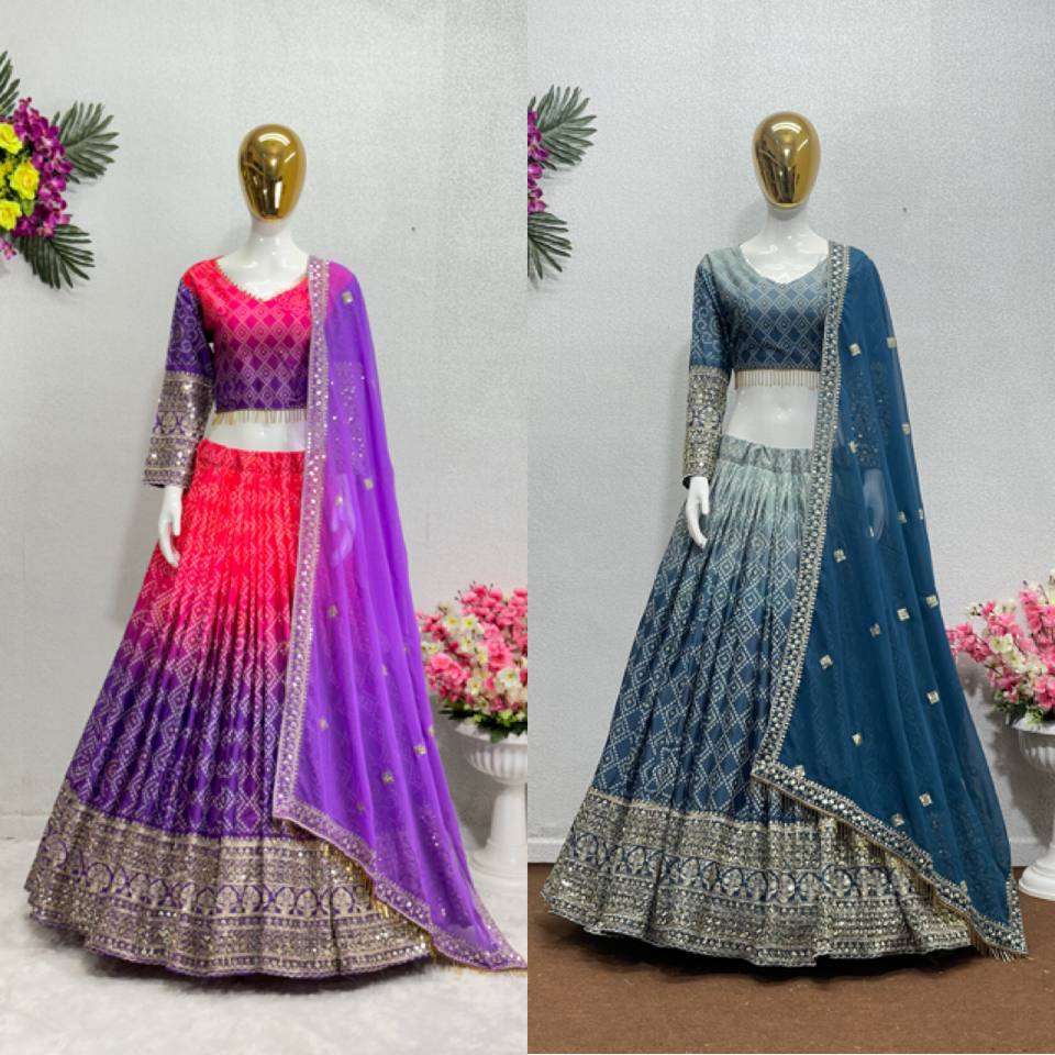 KF 1613 PINK LEHENGA CHOLI 