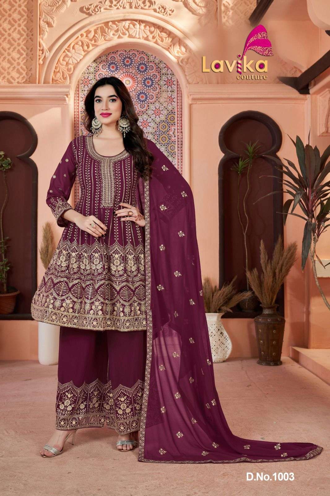 LAVIKA COUTURE MUBARAK VOL 1 PARTY WEAR GEORGETTE SUITS 