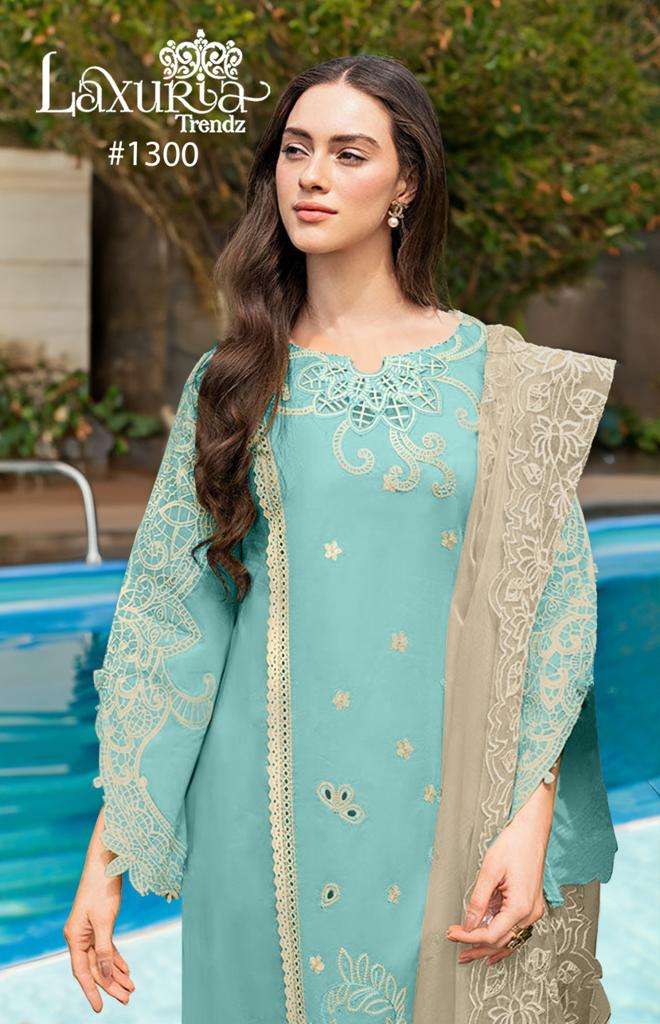 LAXURIA TRENDZ D NO 1300 BEAUTIFUL DESIGNER READY MADE SUITS