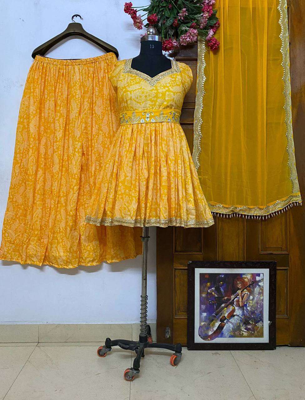LC 1169 KURTI PLAZZO SET