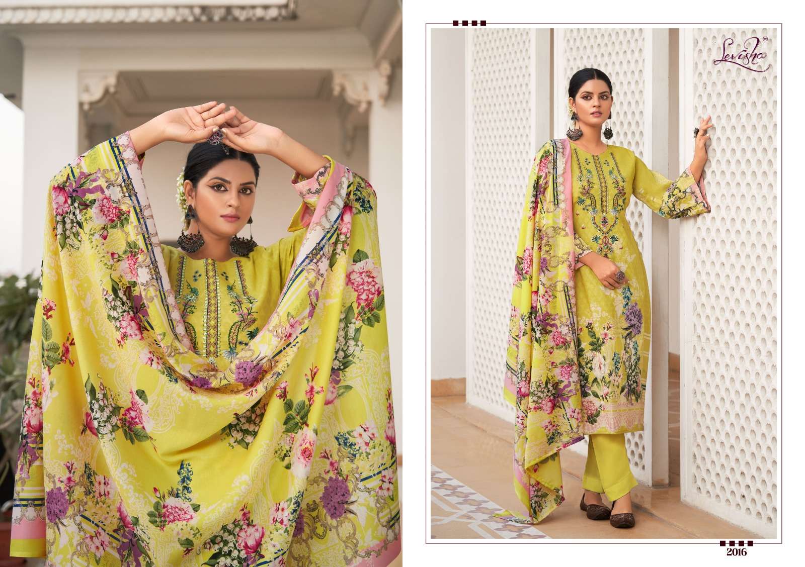  LEVISHA LYRA COTTON SELF EMBROIDERY WORK SUIT