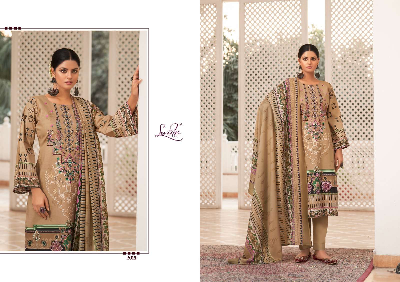  LEVISHA LYRA COTTON SELF EMBROIDERY WORK SUIT