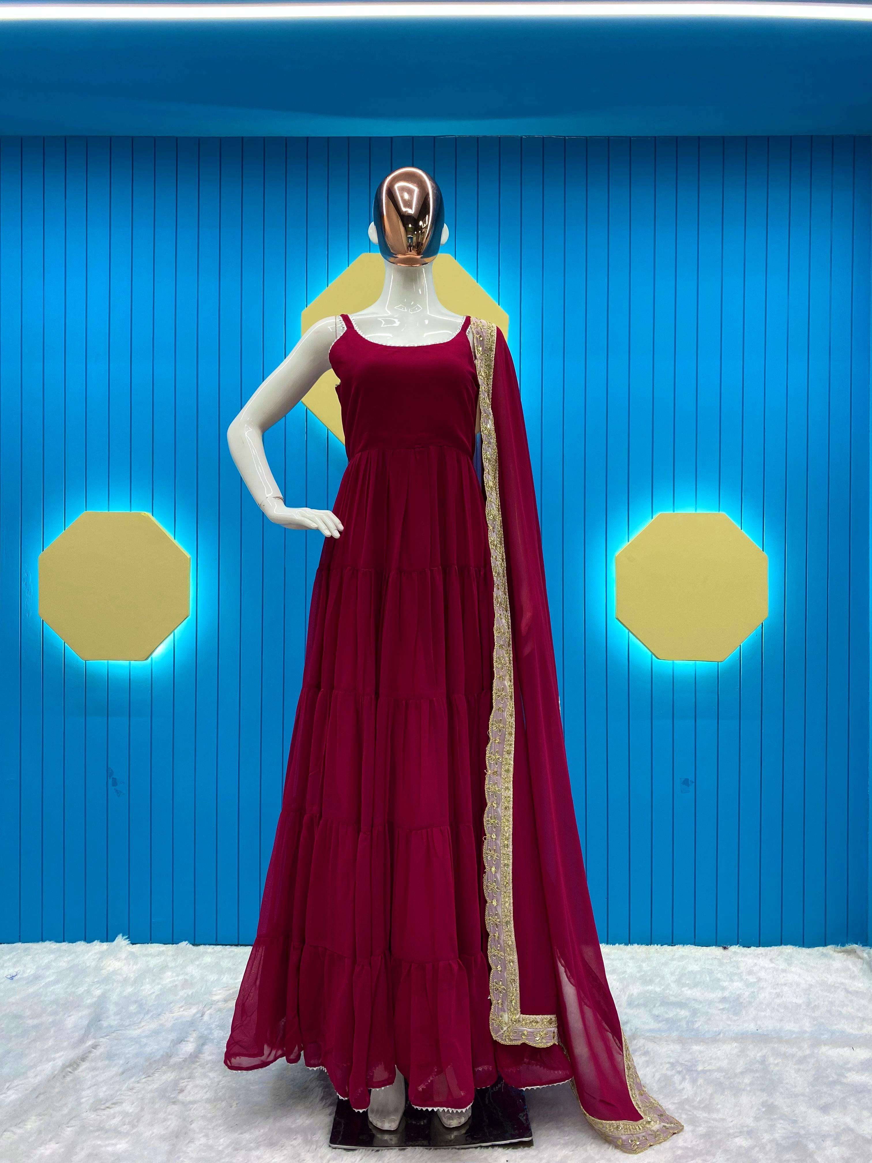 LG 1800 GOWN DUPATTA