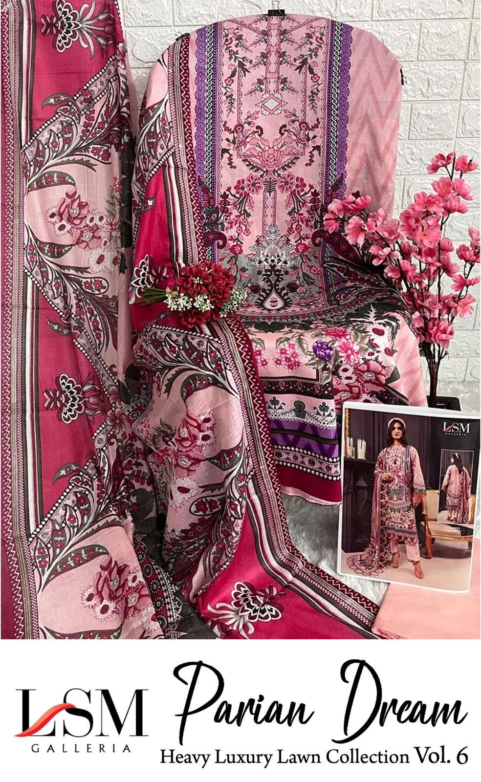LSM GALLERIA PARIAN DREAM VOL 6 DIGITAL PRINT SUIT
