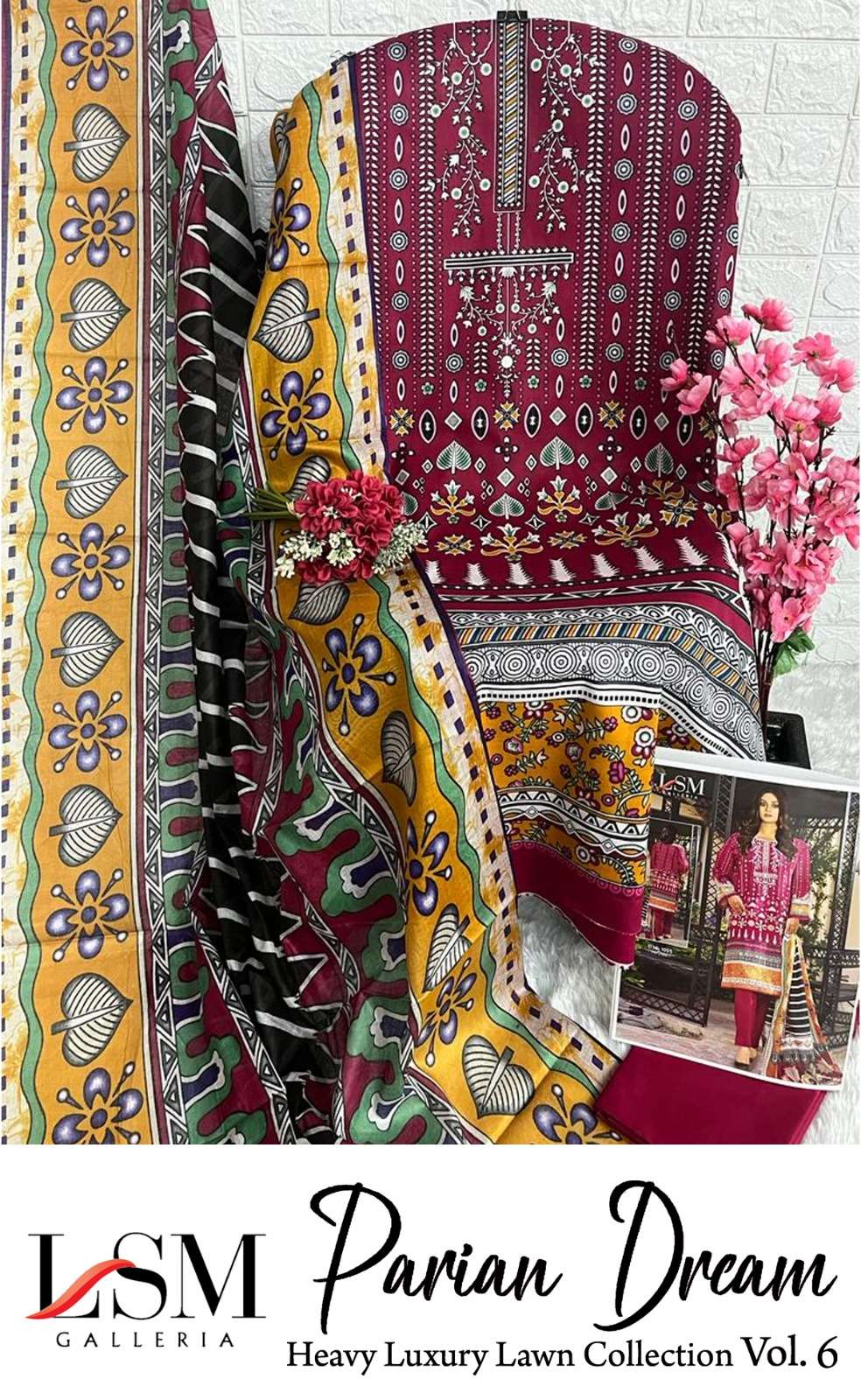 LSM GALLERIA PARIAN DREAM VOL 6 DIGITAL PRINT SUIT