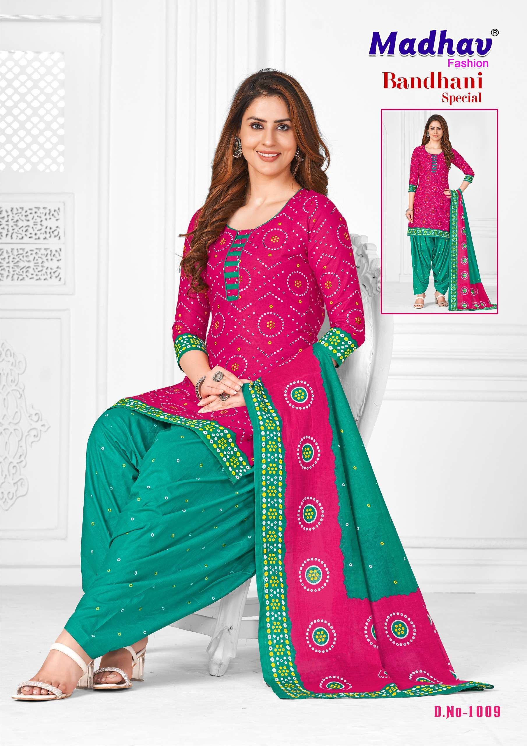 MADHAV FASHION BANDHANI SPECIAL VOL 1 PATIYALA DRESS