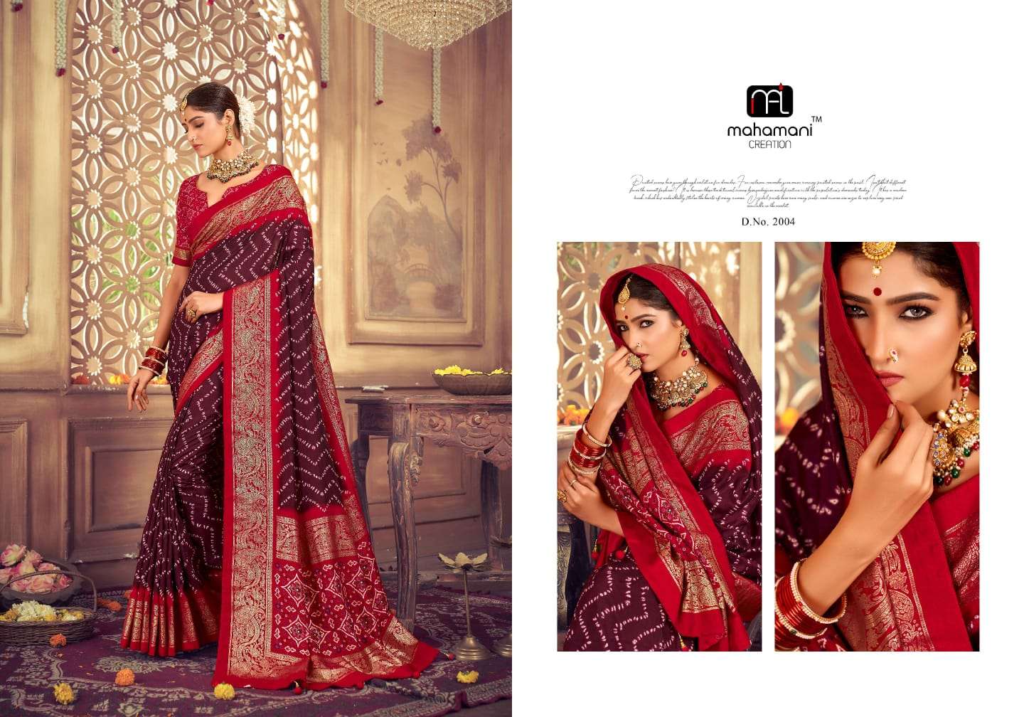 MAHAMANI CREATION EKTARA HEAVY DOLA SILK SAREES 