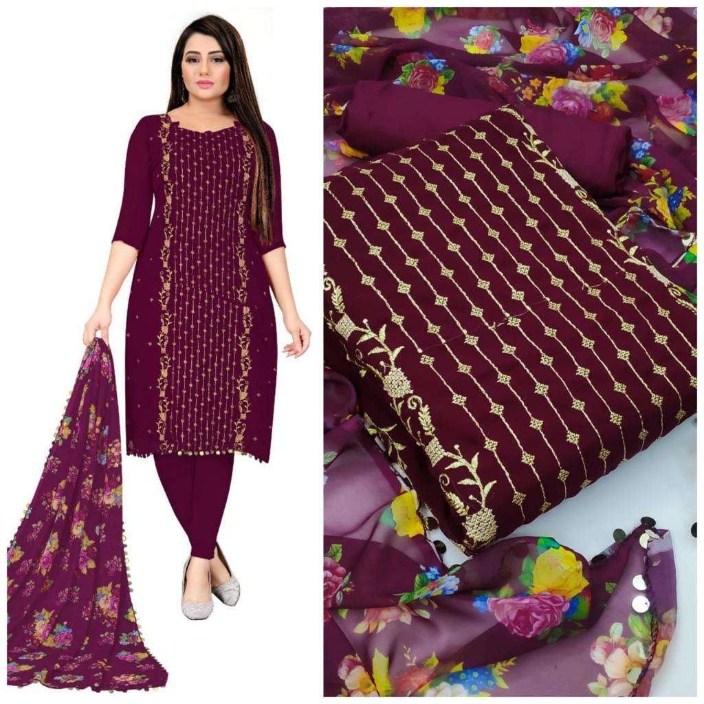 MF NON CATALOGUE 41076 GEORGETTE SUIT