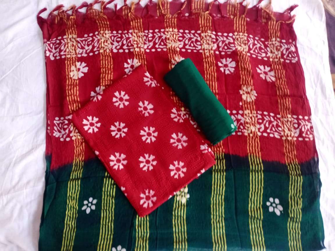 MF RAYON BATIK DRESS MATERIALS
