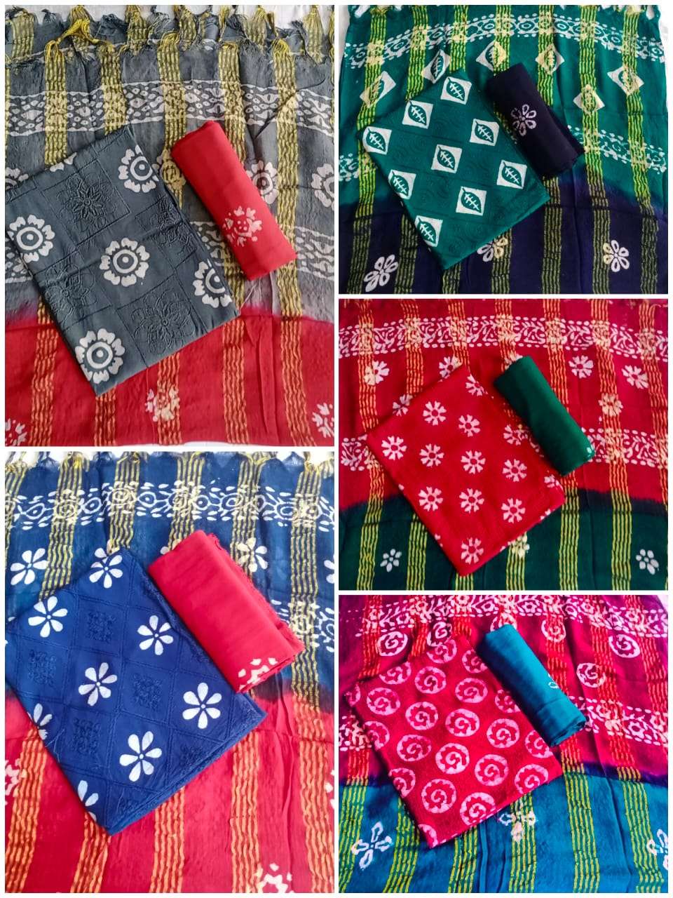 MF RAYON BATIK DRESS MATERIALS
