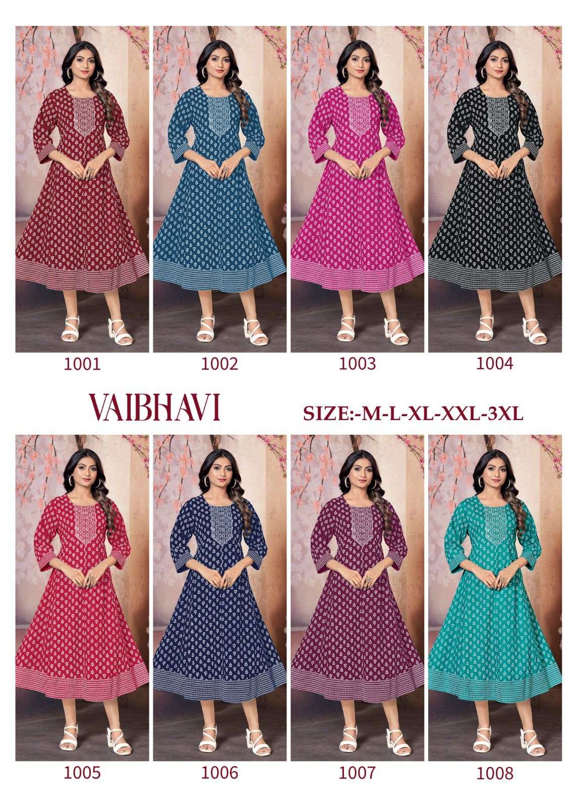 MF VAIBHAVI RAYON MIDI GOWN
