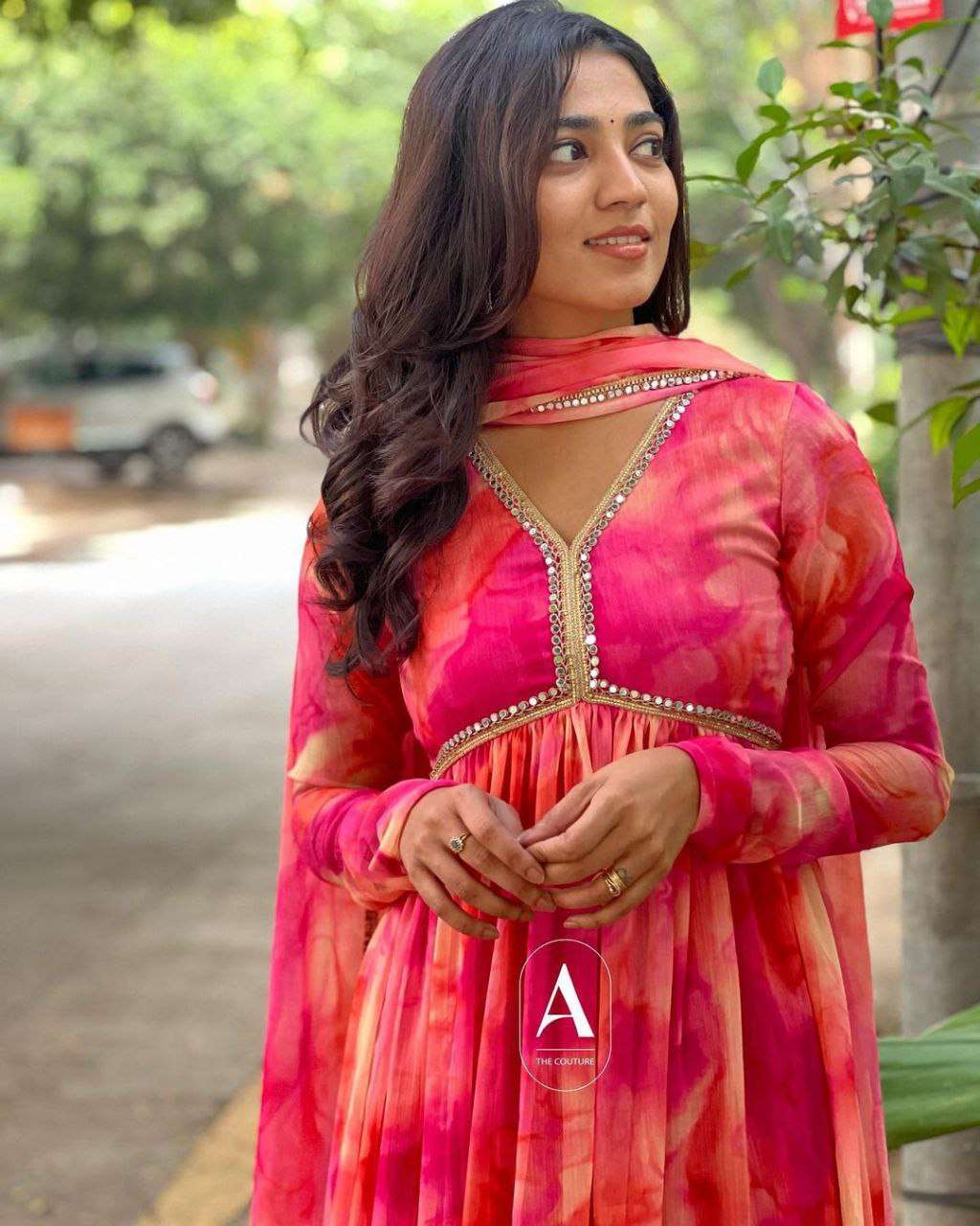 MRT PINK ALIACUT KURTI