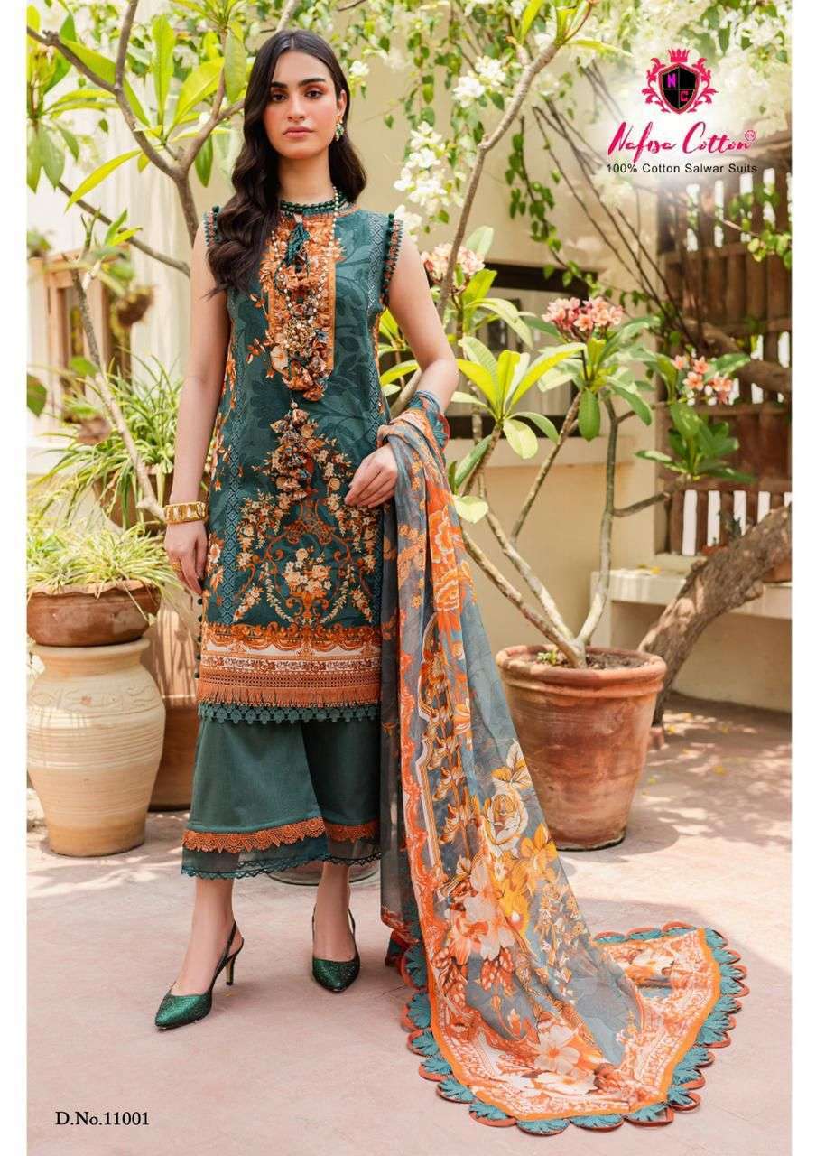 NAFISA COTTON MONSOON COTTON COLLECTION VOL 11 COTTON SUIT