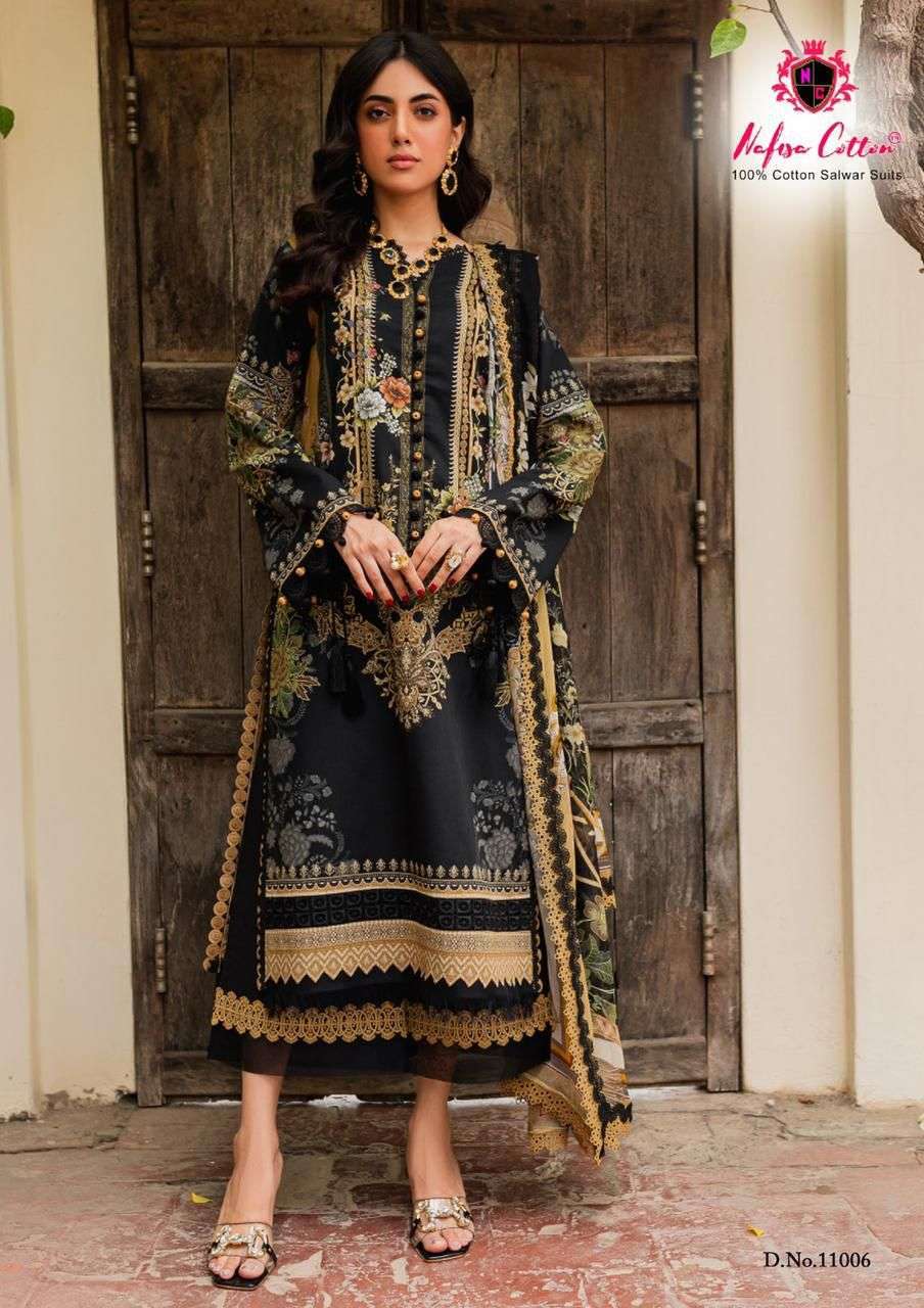 NAFISA COTTON MONSOON COTTON COLLECTION VOL 11 COTTON SUIT