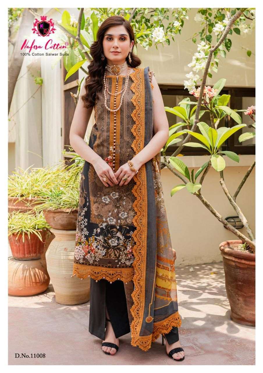 NAFISA COTTON MONSOON COTTON COLLECTION VOL 11 COTTON SUIT