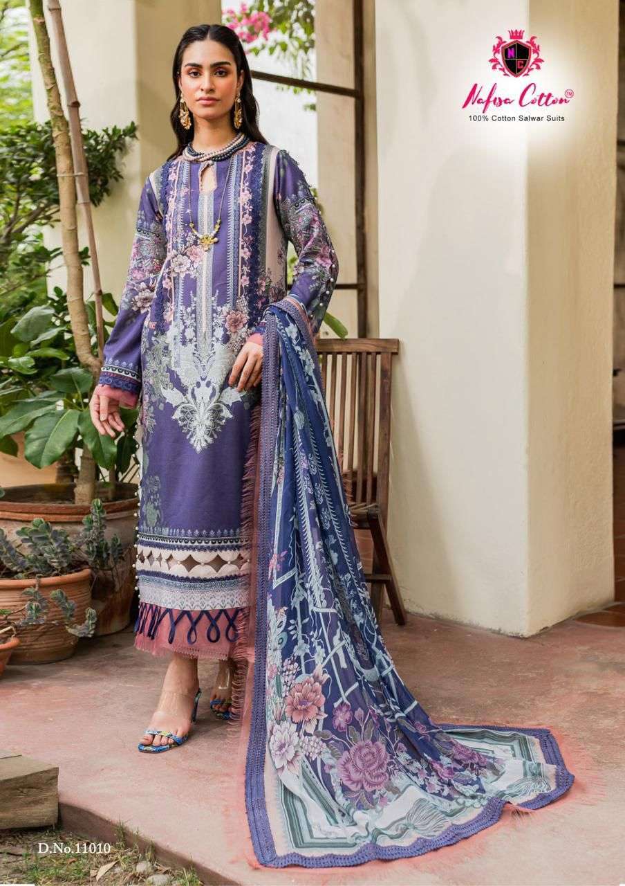 NAFISA COTTON MONSOON COTTON COLLECTION VOL 11 COTTON SUIT