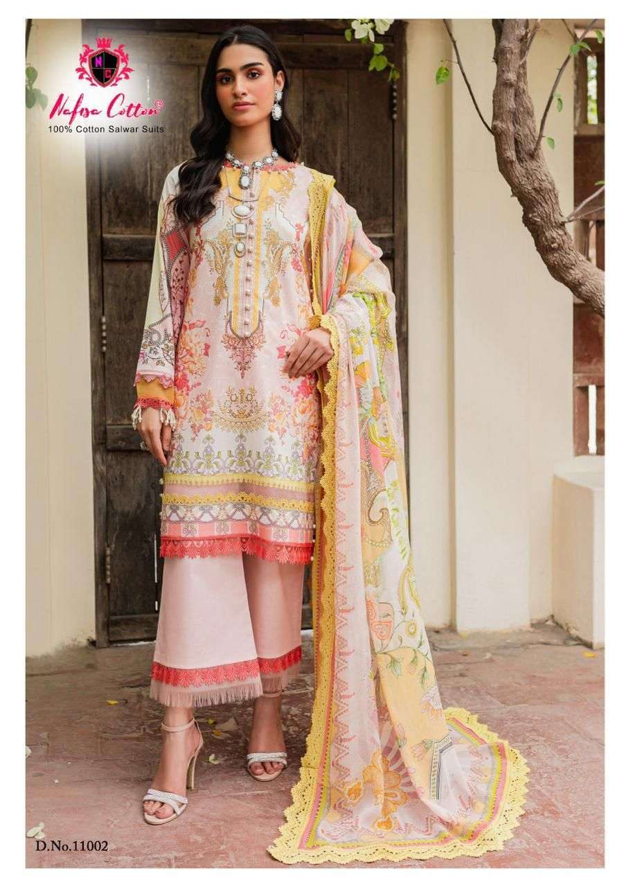 NAFISA COTTON MONSOON COTTON COLLECTION VOL 11 COTTON SUIT