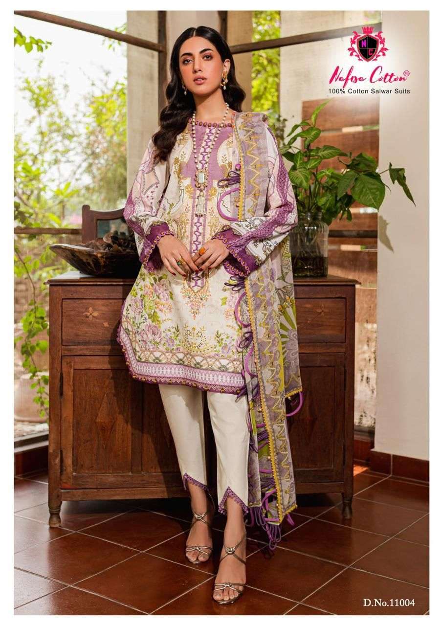NAFISA COTTON MONSOON COTTON COLLECTION VOL 11 COTTON SUIT