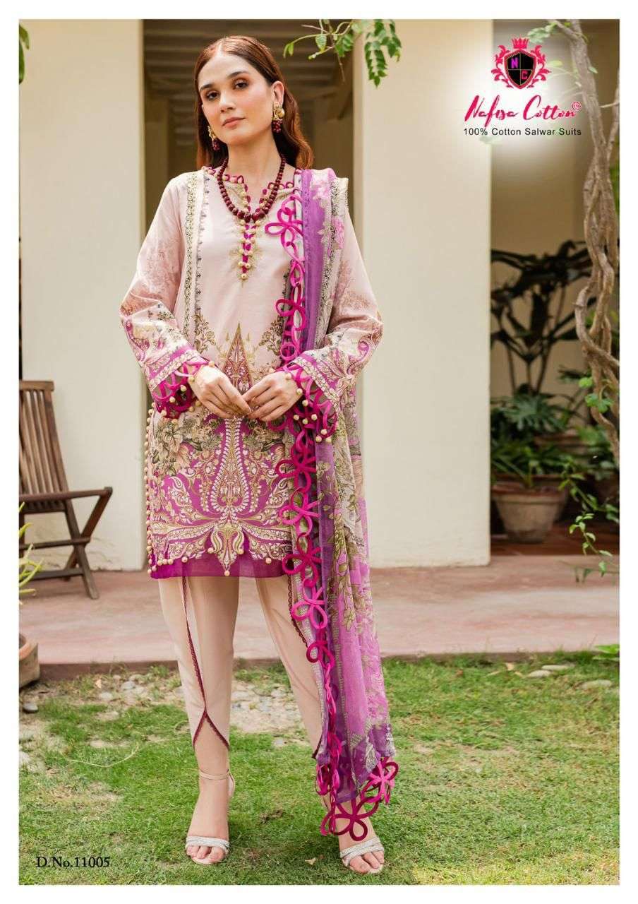 NAFISA COTTON MONSOON COTTON COLLECTION VOL 11 COTTON SUIT