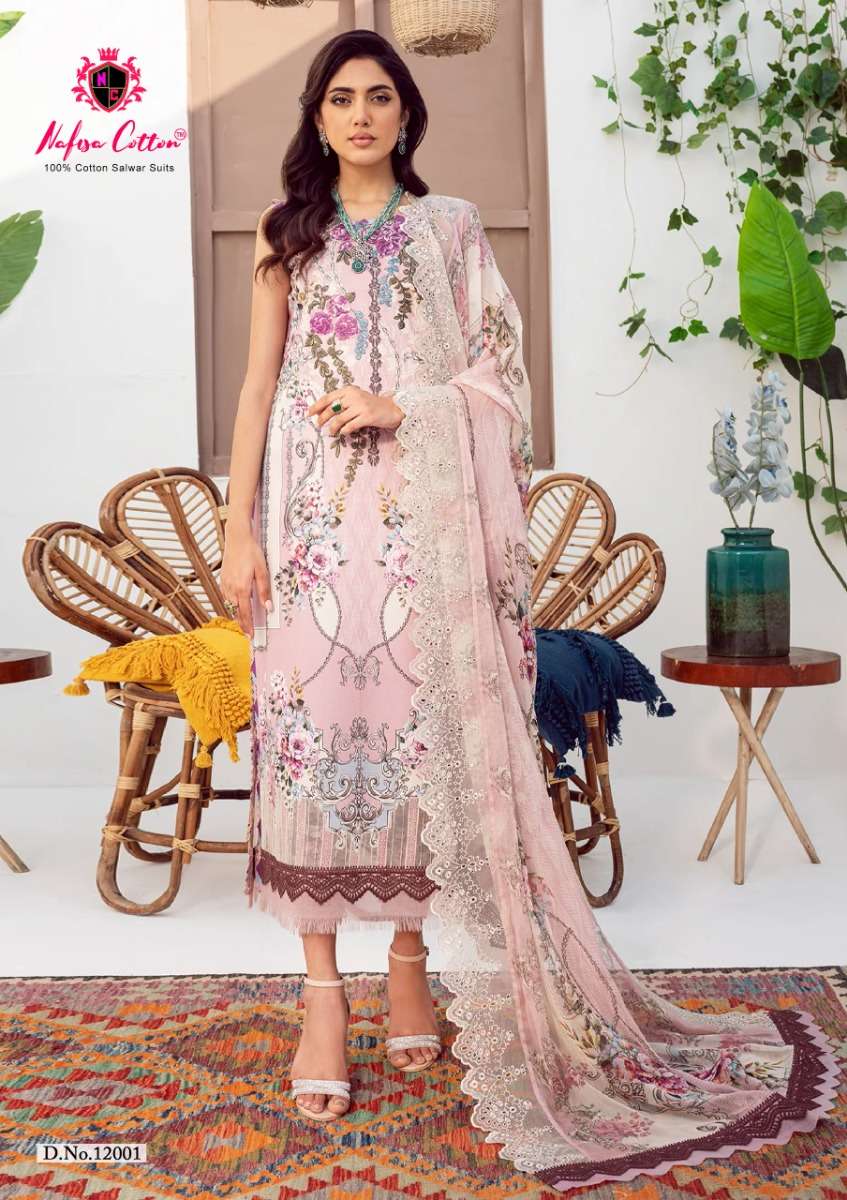 NAFISA COTTON SAHIL DESIGNER COTTON COLLECTION VOL 12 SALWAR KAMEEZ 