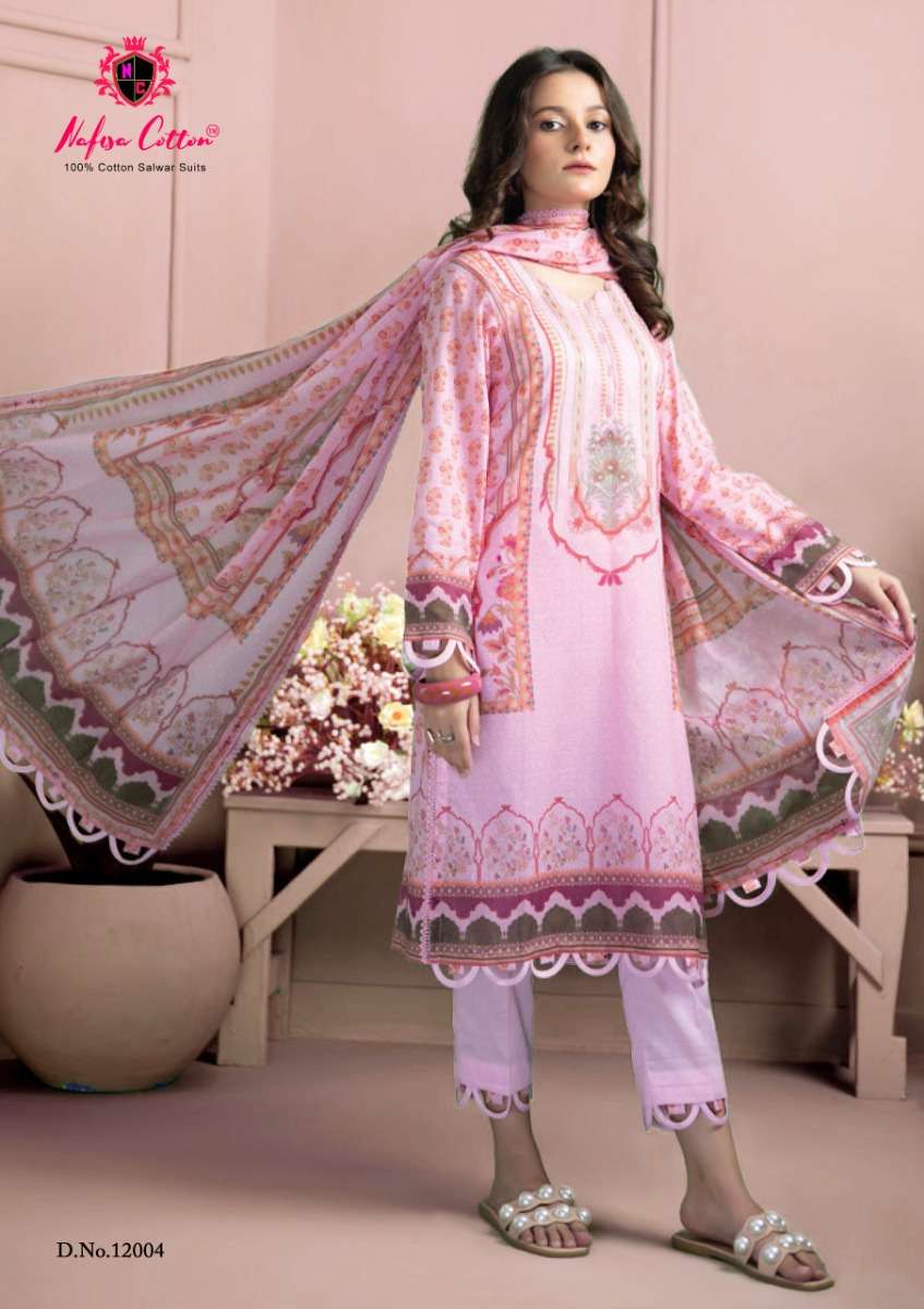 NAFISA COTTON SAHIL DESIGNER COTTON COLLECTION VOL 12 SALWAR KAMEEZ 