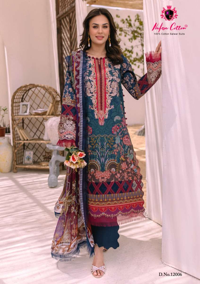 NAFISA COTTON SAHIL DESIGNER COTTON COLLECTION VOL 12 SALWAR KAMEEZ 