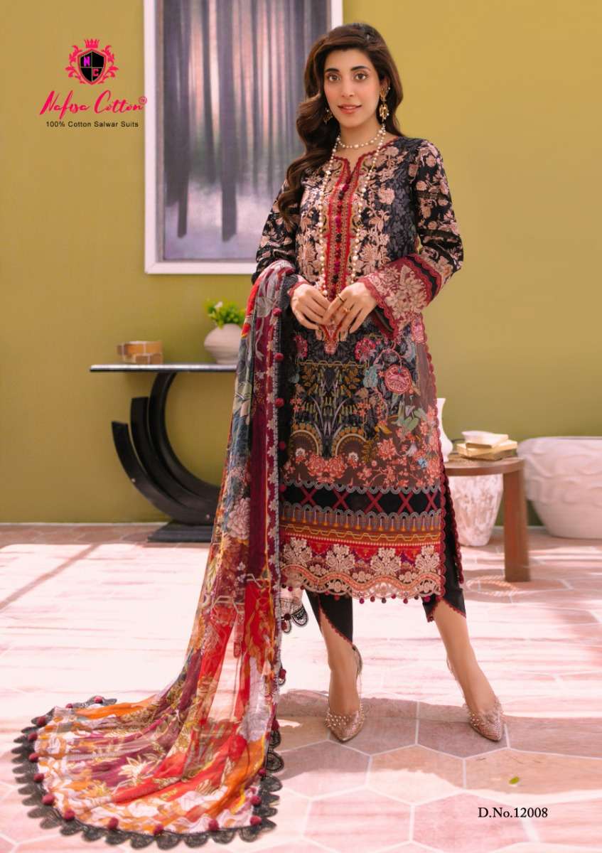 NAFISA COTTON SAHIL DESIGNER COTTON COLLECTION VOL 12 SALWAR KAMEEZ 