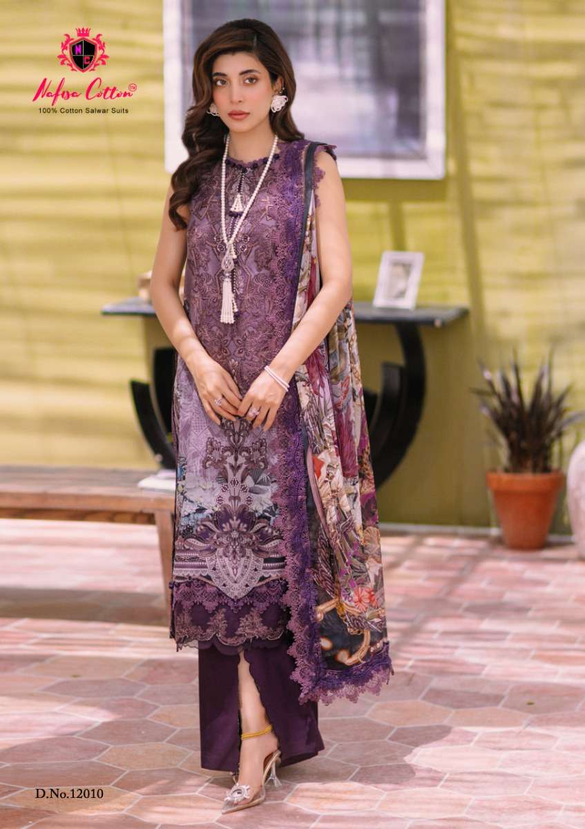 NAFISA COTTON SAHIL DESIGNER COTTON COLLECTION VOL 12 SALWAR KAMEEZ 