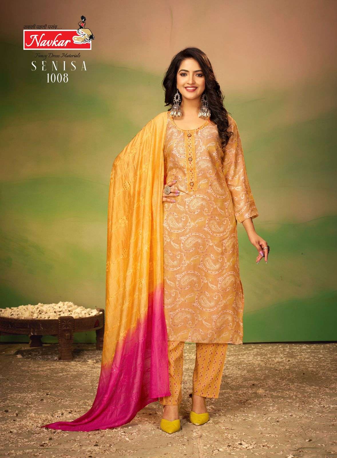 NAVKAR SENISA VOL 1 KURTI COMBO SET 