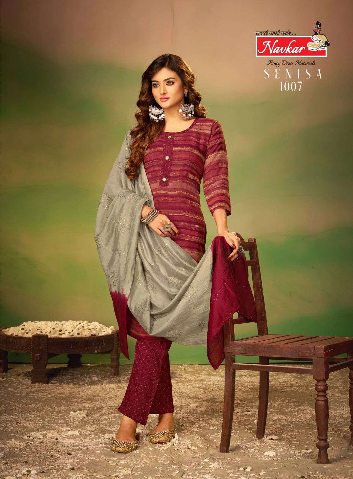 NAVKAR SENISA VOL 1 KURTI COMBO SET 