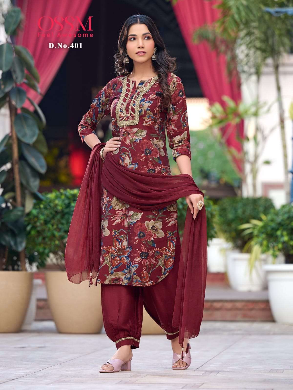  OSSM AFGHANI VOL 4 KURTI COMBO SET 