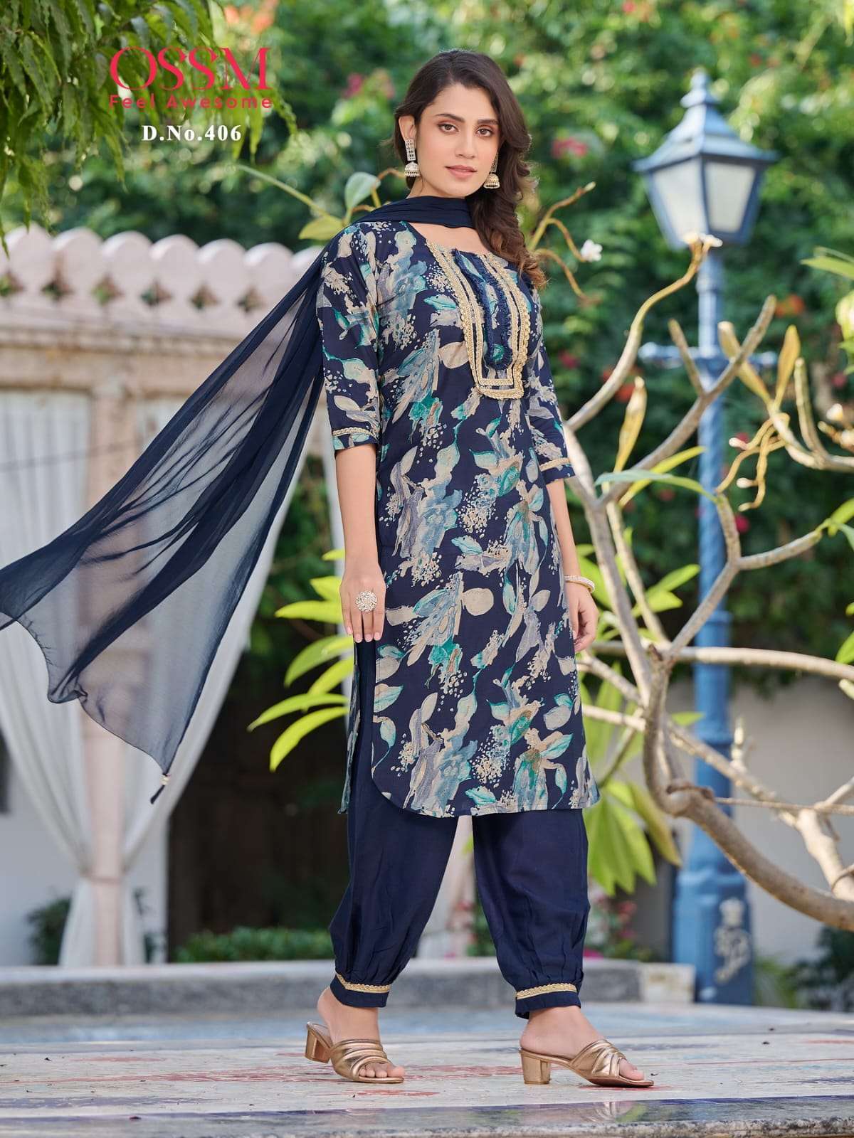  OSSM AFGHANI VOL 4 KURTI COMBO SET 