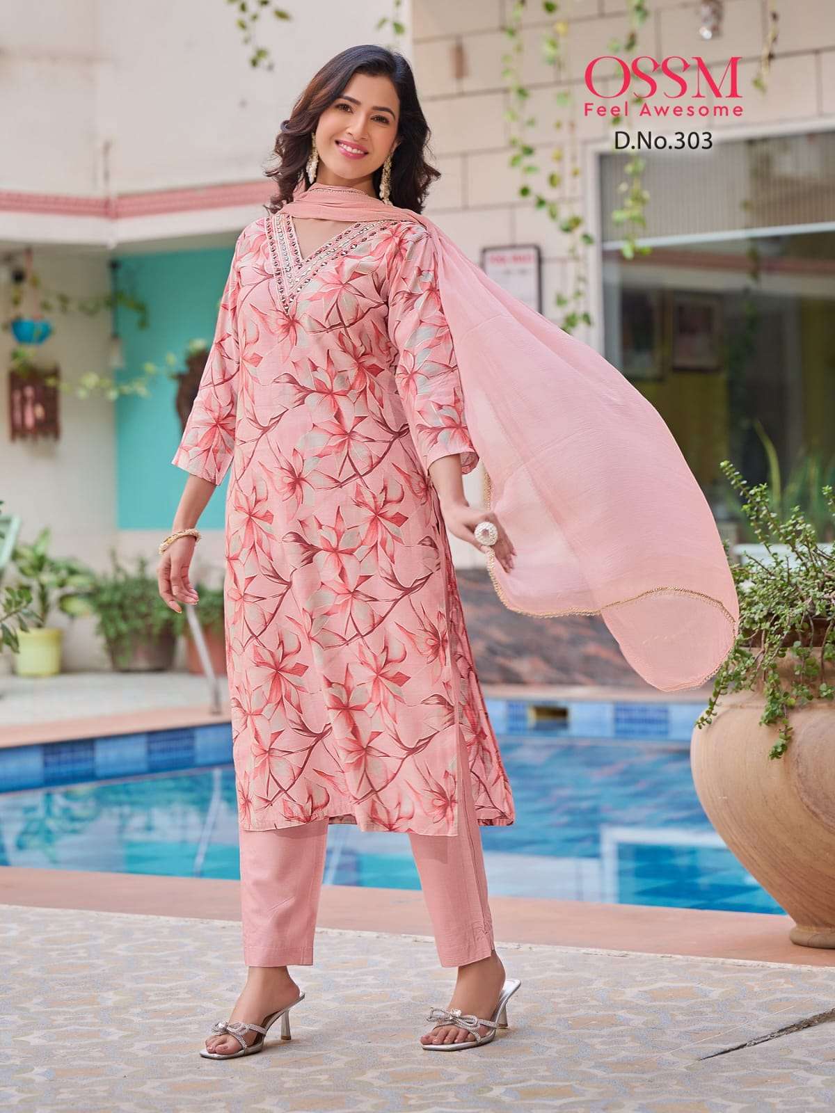 OSSM MUSKAN VOL 3 KURTI COMBO SET 