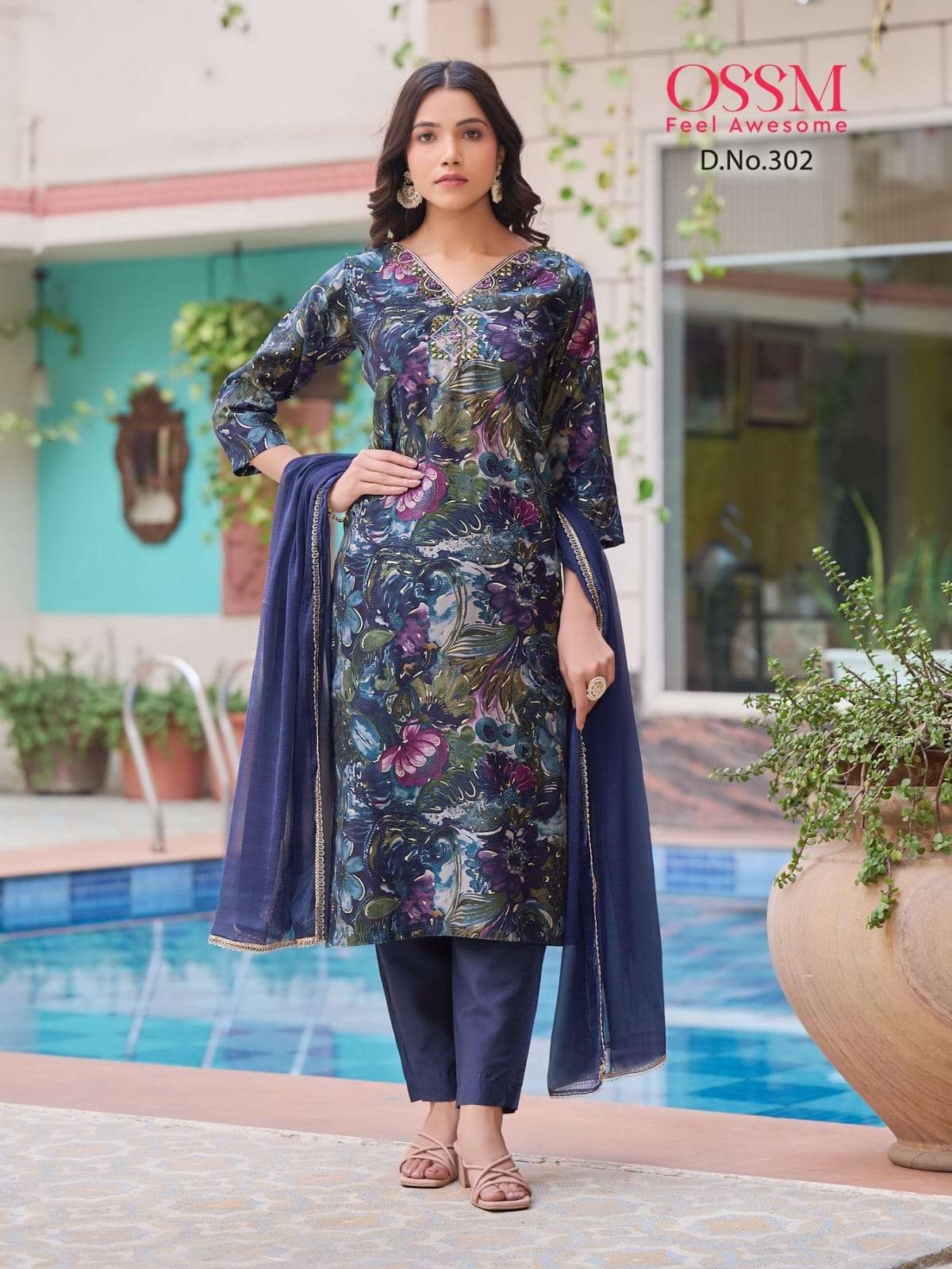 OSSM MUSKAN VOL 3 KURTI COMBO SET 