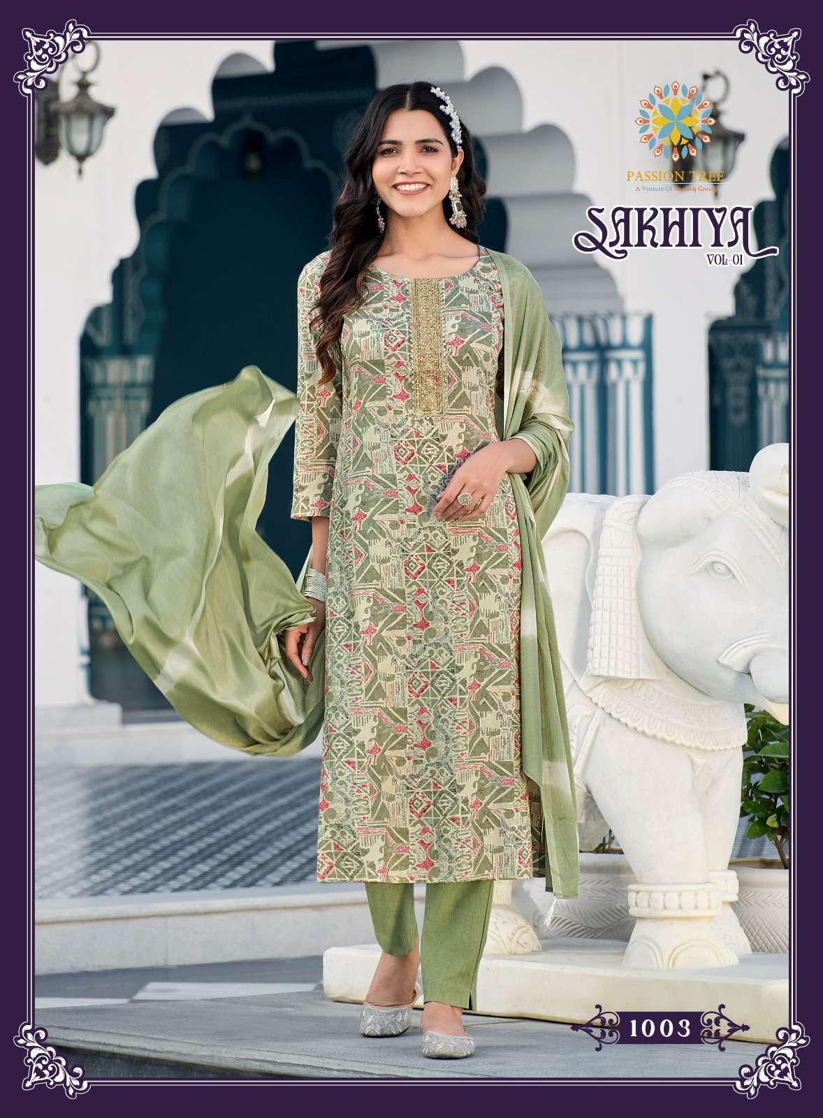 PASSION TREE SAKHIYA VOL 1 KURTI COMBO SET 