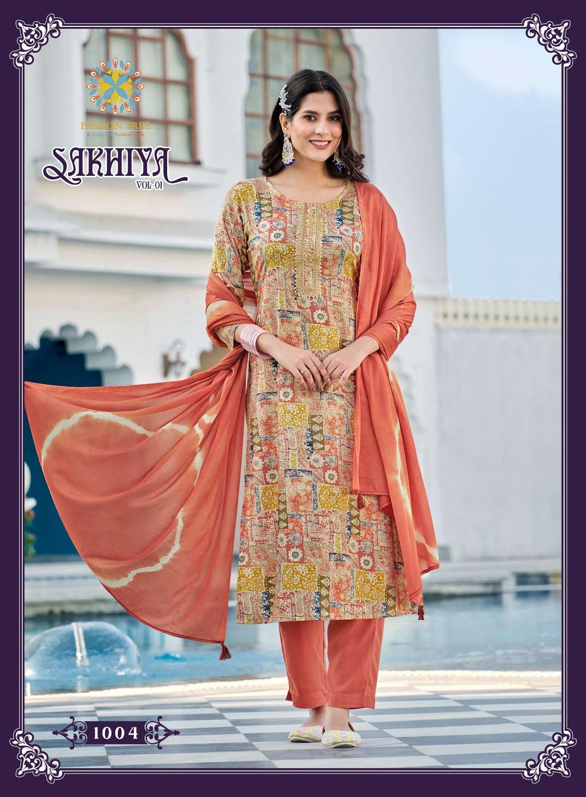PASSION TREE SAKHIYA VOL 1 KURTI COMBO SET 