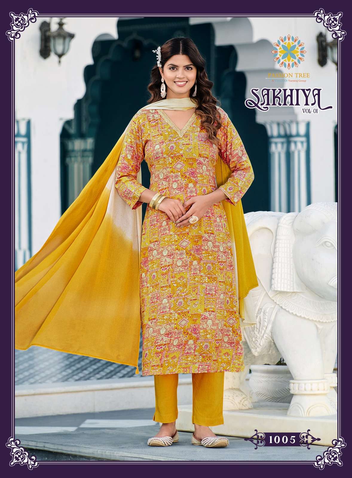 PASSION TREE SAKHIYA VOL 1 KURTI COMBO SET 