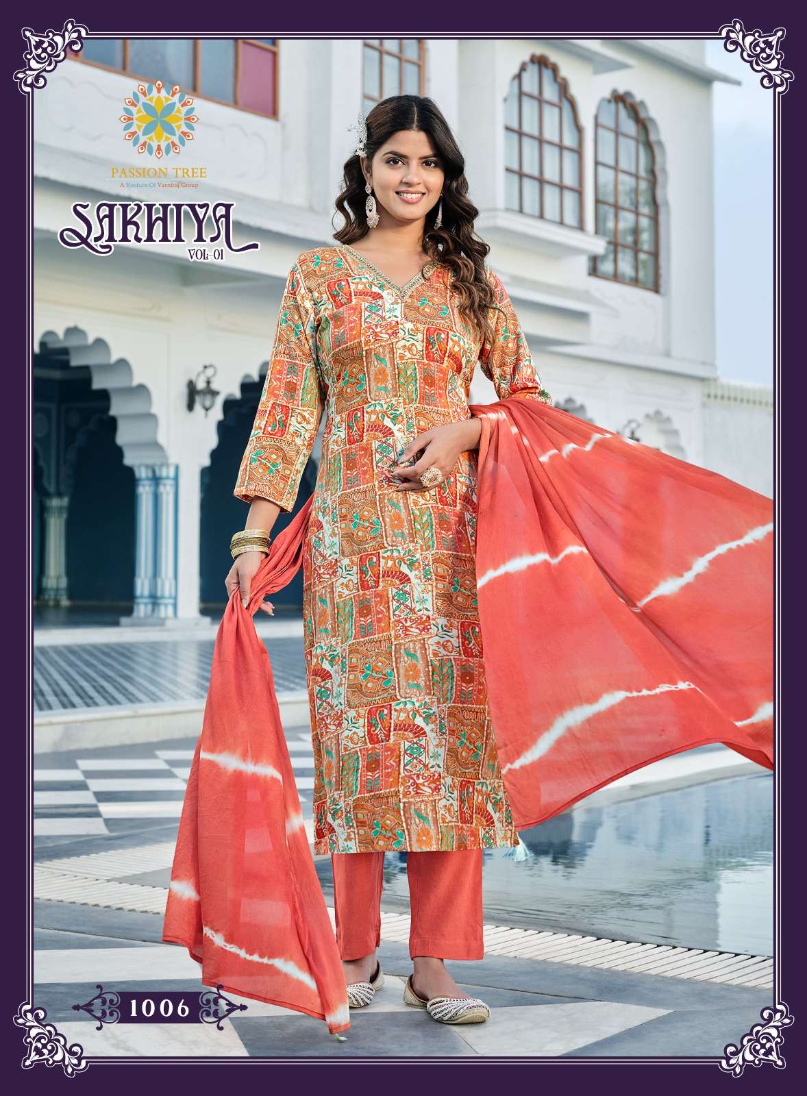 PASSION TREE SAKHIYA VOL 1 KURTI COMBO SET 