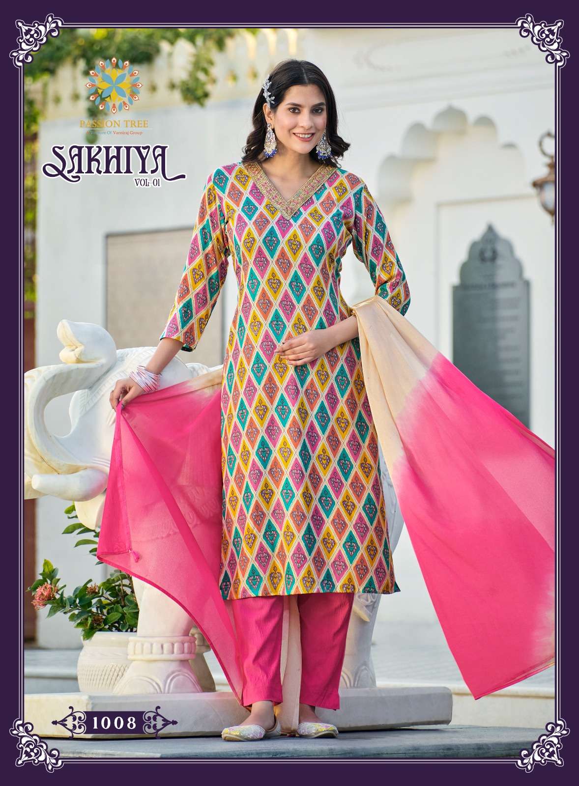 PASSION TREE SAKHIYA VOL 1 KURTI COMBO SET 