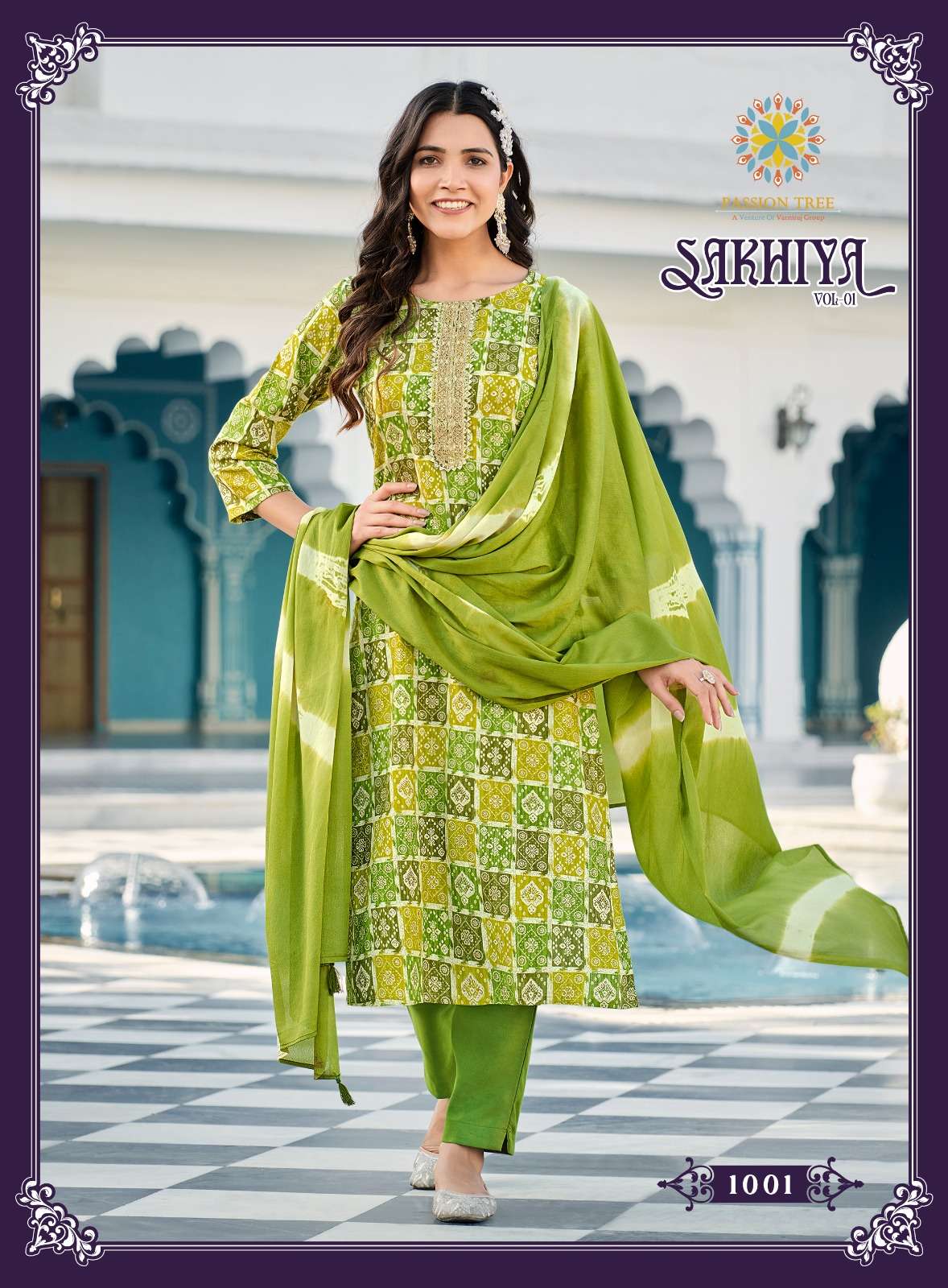 PASSION TREE SAKHIYA VOL 1 KURTI COMBO SET 