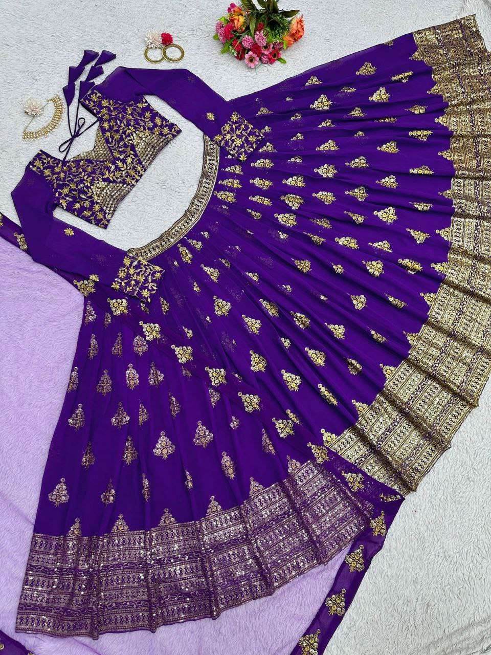 QRC 195 LEHENGA CHOLI